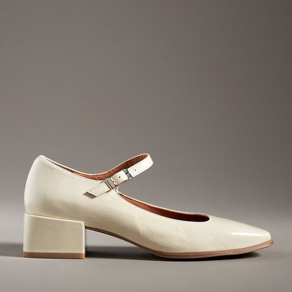 ANTHROPOLOGIE MAEVE MARY JANE BLOCK HEELS - Picture 2 of 7